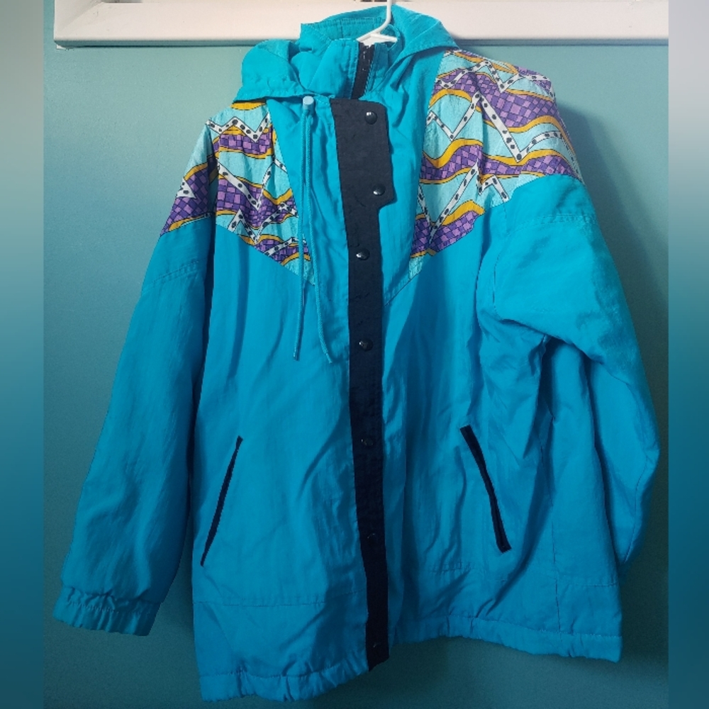 90s fleece lined windbreaker